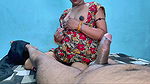 Indian pregnant bhabhi giving blowjob to her devar