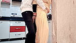 Desi housewife ki chudai ki kitchen me salwar utar kar