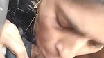 Mature Randi bj to client inside car