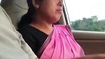 Bhabhi blowjob in running car