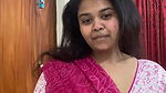 chubby dusky girl sexy navel in red saree