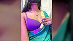 DUSKY GIRL in saree showing her hot body