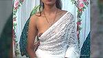 Horny babe in saree without blouse Exposing Boobs2