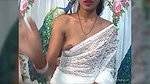 Horny babe in saree without blouse Exposing Boobs2