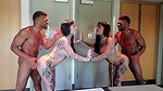 Bisex husband shared his wife with a friend. Threesome. MFM. Cuckold. Full scene. Ep 27_41d1095a