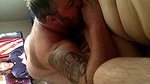 Cuckold hubby sucks black cock at gloryhole 19_c7ae3934