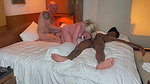 Cuckold husband found own slut wife after gangbang and adding some his sperm inside her cum filled pussy too_2dff253e