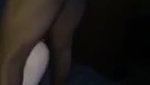 Cuckold kisses wife with black cum all over her mouth_4ee8d6e4