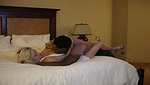 Horny woman have passional sex with a handsome guy in front of cuckold husband_c962cdb9