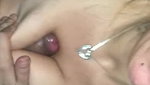 Hot Brunette Gets Blacked While Her Cuckold Boyfriend039_s on a Leash_5eb30895