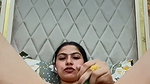 Newly married wife enjoying with cucumber 22