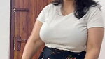 chubby curvy punjabi girl shaking tits and ass in white dress 22