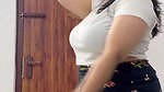 chubby curvy punjabi girl shaking tits and ass in white dress 22