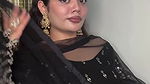 cute telugu girl chubby navel in black dress 22