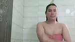 Beautiful Desi gf teasing stripping full nude shower 22
