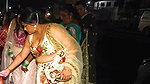 Sexy Punjabi ladies cleavage and huge breasts during haldi in multiple costume 22