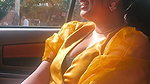 Actress Srusti Dange hot boobs jiggling in car 22