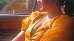 Actress Srusti Dange hot boobs jiggling in car 22