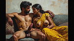 Indian girl with russian model and her boyfriend big massive cock inside indian pussy