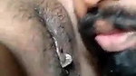 Husband eating gf chocolaty yummy pussy