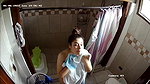 MILF huge naked Boobs n Tits caught in bathroom by cctv