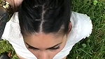 Beautiful Girl Sucking Strangers Dick In Park