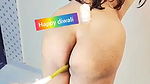 Hot ass bhabi wishing happy diwali