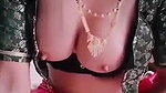 Hot shemale masturbating in Saree