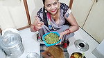 seema saroj bending to show boobs