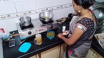 seema saroj bending to show boobs