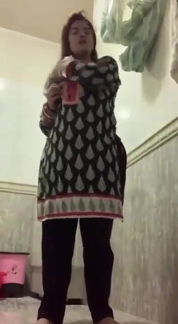In bathroom