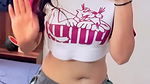 desi chubby girls sexy deep navel in white tshirt 22