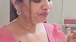 Serial Actress Kiruthika closeup face boobs video 22