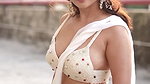 POONAM RAJPUT SENSUOUS DESIRABLE WIFE MATERIAL WILD IN SAREE TEASE 22