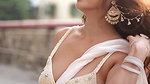 POONAM RAJPUT SENSUOUS DESIRABLE WIFE MATERIAL WILD IN SAREE TEASE 22