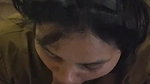 Horny girl deep throating big dick on cam