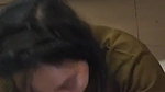 Horny girl deep throating big dick on cam