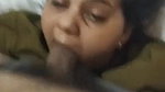Horny girl deep throating big dick on cam