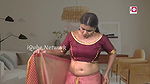 Model Mona Expression Video How to Wear Brown Saree Without Bra Saree Draping Fashi