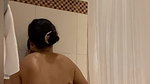 Hot couple enjoy fun time in bathtub boobs pressing 22