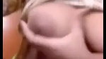 Cute Girl Playing With Her Bigboobs