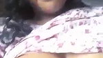 Village Girl Applying Oil on Big Boobs & Pussy and Fingering