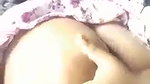 Village Girl Applying Oil on Big Boobs & Pussy and Fingering