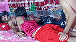 teenie is fucking like crazy with two boys Bengali threesome