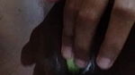 Beautiful Horny Girlfriend Inserting Cucumber In Tight Virgin Pussy Pressing Boobs 23