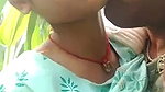 Village Couple Boobs Sucking Pussy Licking Outdoor