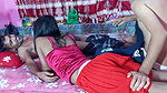 teenie is fucking like crazy with two boys Bengali threesome