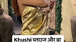 BOLD BABE KHUSHI MUKHERJEE BOMBSHELL BLOUSE AND BRALESS SEXY IN ONLY SAREE UUFFF2