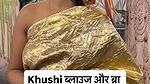 BOLD BABE KHUSHI MUKHERJEE BOMBSHELL BLOUSE AND BRALESS SEXY IN ONLY SAREE UUFFF2
