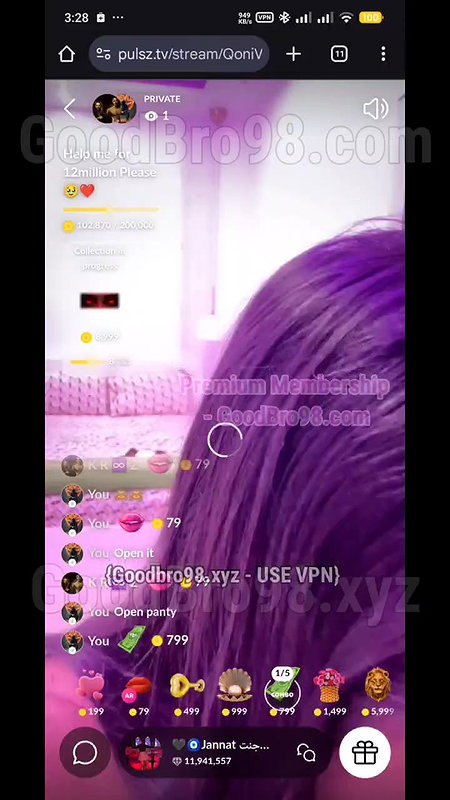 Unknown Model Topless Live With Face2